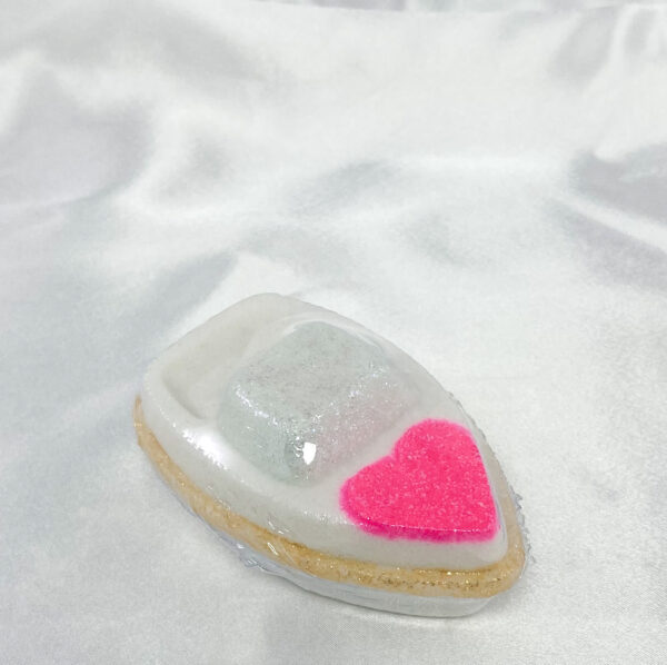 boat bath bomb white