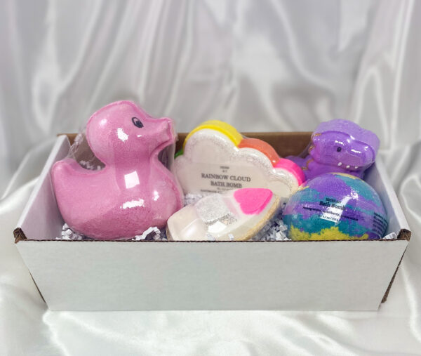 bath bomb gift set pink ducky bath bomb