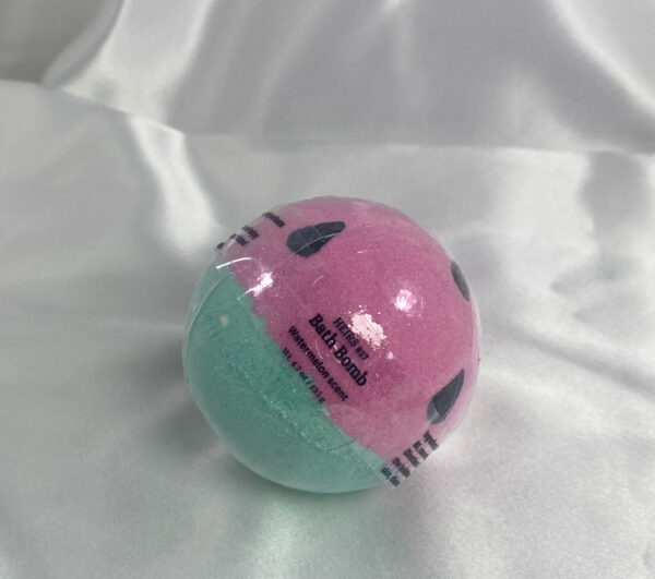 watermelon bath bomb